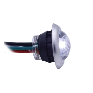 Waterproof IP67 Round LED Clearance Light LED RGB Side Marker Indicator Light Bullet Marker Light for Truck Car Boat