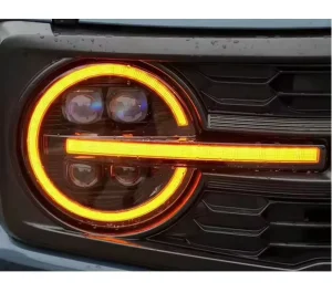 Waterproof LED Headlight Assemblies With DRL Turn Signal for Bronco Car Exterior Lighting Parts