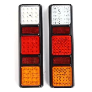 Waterproof LED Truck Tail Lights Rear Combination Lamps With Reflector