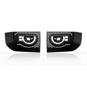 Waterproof No Mod Offroad Front Bumper Lower LED Warning Fog Light Assembly for Land Rover Defender 90 110 130 20 26