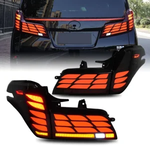 Waterproof for Alphard LED Rear Lamp Tail Lights Clear Lens Daytime Running Lights Dynamic Turn Signals 4000 Lm