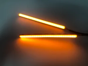 White Amber LED Switchback Light Daytime Running Light Amber Turn Lights