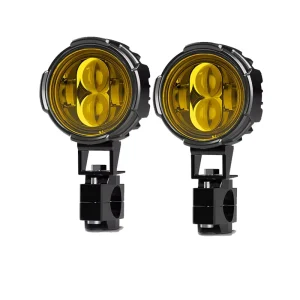White Blue Yellow Red LED Motorcycle Driving Light Fog Light Spotlight Auxiliary Spotlight 12V 24V