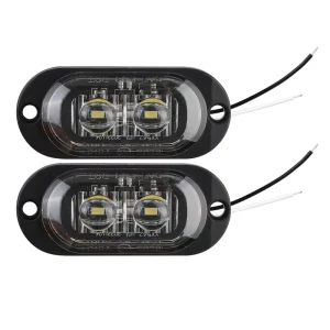 White Car Side Marker Lamps 12V 24V Truck Position Lights LED Signal Light Indicator Taillights Auto Accessories