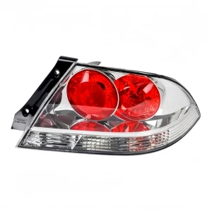 White Car Tail Lights Without Wires Compatible with for Lancer EX