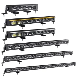 White DRL Position Light Car LED Bar 22” 32” 42 Inch Single Row ECE R112 E-Mark LED Light Bars for Cars