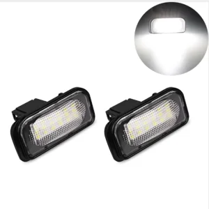 White LED Car License Plate Light Lamp for Benz C Class W203 W211 W219