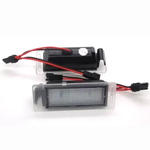 White LED Car License Plate Light License Tag Light for Opel Chevrolet