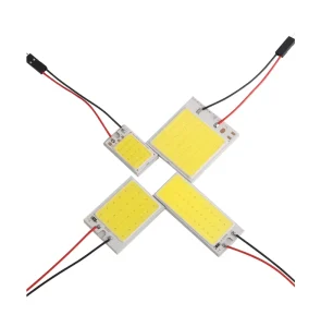 White T10 W5W COB 18SMD 24SMD 36SMD 48SMD Car LED Auto Interior Reading Lamp Bulb Light Dome Festoon Vehicle Panel