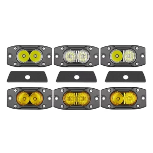 White or Yellow Color 40W Flush Mount Car Front or Rear Bumper Led Fog Light Auxiliary Scene Light for Trucks