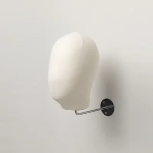 Wig Wall Mannequin Female Male Model Hair Wigs Cap Display Holder Fabric Canvas Display Mannequin Head Wall Mount