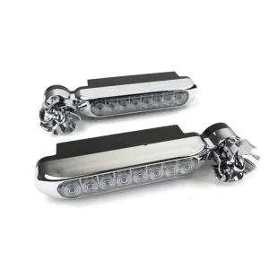 Wind Powered Led Light 3 Colors Waterproof Automobile Grille Auxiliary Decorative Lamp