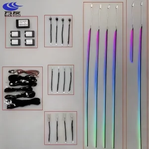 Wireless App Control Smart LED Strip Lights Atmosphere Car Interior Light