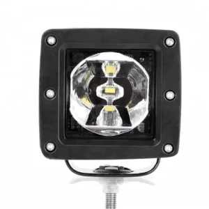 Wireless Remote Control 3Inch Cube RGB LED Pods 15W Backlit Work Lights for Vehicles