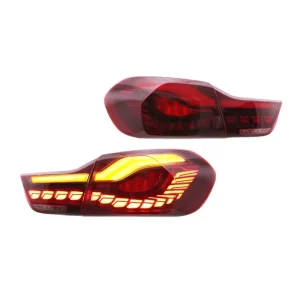 With E Mark Car LED Brake Tail Light for 4 Series F32 F33 F36 F82 F83 M4 GTS Taillamp Rear Dynamic Turn Fog Taillights