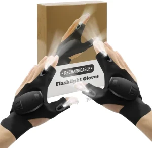 Working Light Glove Light Rechargeable LED Flashlight Glove Outdoor With Lights