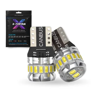 X 7SEVEN T10 3030 12SMD Canbus Error Free 194 168 W5W Light Bulb Tail Rear License Plate Light Auto Styling 4W for Cars