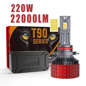 X Dream New LED Automotive Headlight 220w 22000lm H7 H11 H4 9005 9006 IP68 Waterproof Super Bright LED Headlight Bulb