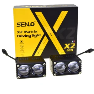 X2Plus 90W LED Headlight Fog Light External Driving Lamp Auxiliary Driving Light Automotive Grille Spotlight