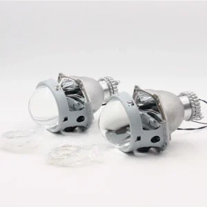X30 Hella 5 H4 HID Bi Xenon Projector Lens 3.0 Inch Clear Lens LHD Retrofit Kit with Thin Shutter for D1S D2S D2R D4S Bulbs