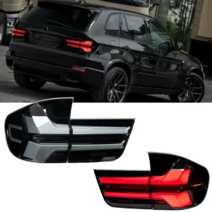 X5 E70 LED DRL Taillight Upgrade Rear Back Tail Light Upgrade to G05 Modified Brake Reverse Lamp for BMW