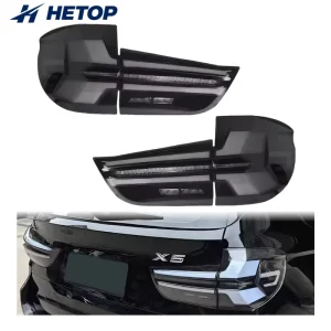 X5 F15 Taillights Clear White F85 Upgrade Rear Lamp Venom Edition LED Tail Lamp Plug and Play DRL for BMW