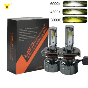 YD 12V Universal Hi Low Beam LED Headlight H7 H11 9005 9006 9012 High Power for Golf & Accord HID Replacement