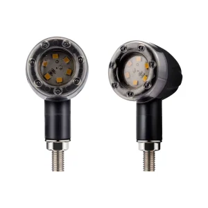 YOCITA for Harley Davidson Retro Motorcycle Lighting System Bullet Shaped Plastic 13 LED Turn Signal Daytime Running Brake Light