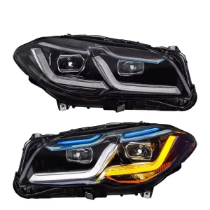 YU GUANG Car LED Headlight for BMW 5 Series F10 Head Light Front Light Upgrade F18 LED Headlamp LED Headlights