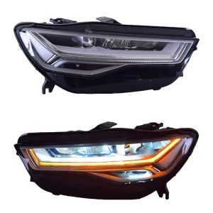 for Audi A6 C7 Headlight LED Plug and Play Auto Parts Upgrade Headlamps LED Front Projectors