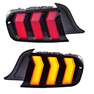 YU GUANG for Ford Mustang LED Tail Light Assembly Clear Lens DRL Taillamp Rear Lamp Signal Car Accessories