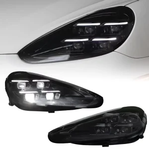 YU GUANG for Porsche Cayenne 92a Head Light LED Headlights 958.2 Upgrade E Mark Laser Matrix Head Lamps