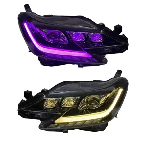 YU GUANG for Toyota Reiz Toyota Mark X Led Head Lamp Light Front Light Upgrade RGB LED Headlight Daytime Running Light