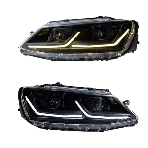 YU GUANG for Volkswagen Jetta 6th Gen Headlights Jetta MK6 LED Front Lamp Upgrade Style Head Light