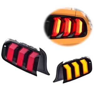 YX RGB Taillight for Mustang LED Taillights Assembly Sequential Turn Signal Plug and Play APP Control