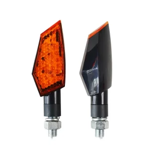 Yellow 12V Turn Signals for Scooter Motorcycle LED Waterproof Flashing Indicator Strobe Light with E Mark