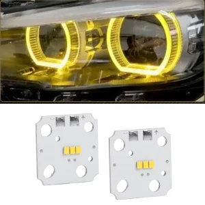 Yellow Daytime Running Lights DRL Retrofit for BMW F20 Pre LCI 116i 118i 120i Angel Eye Yellow Module Chips Conversion Kit