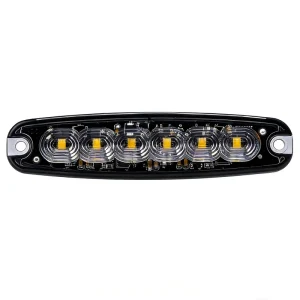 Yellow Flash LED Grille Strobe Lamp Side Marker Light Bar Emergency Hazard Warning Beacon For Bus Vehicle