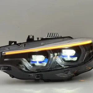 Yellow White DRL Ikon Style LED Headlight for F32 F33 F36 F80 F82 M3 M4 Lci Front Lights High Low Fog Turn Signal Lamp
