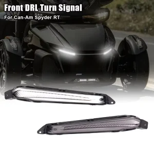 YongJin LED Front Signature Light with Amber Turn signal Light for Can Am Spyder RT