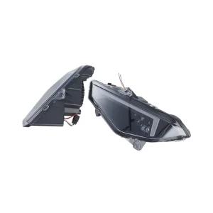 Yongjin LED Headlights With High-Low Beams DRL Turn Signal Light for Polaris Ranger Crew XP 1000