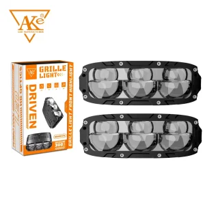 Z6 160W LED Car Grill Lights Super Bright Six Lens 12V 24V Automotive Front Grill Lights for Off road Vehicle Truck