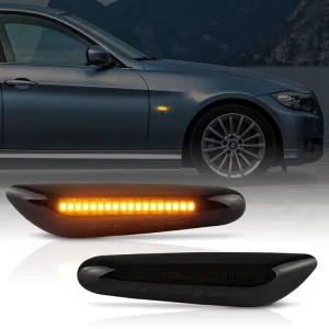 ZEAL Amber LED Normal Flash Turn Signal Lamp for E60 E90 Side Marker Light 12V Plug and Play