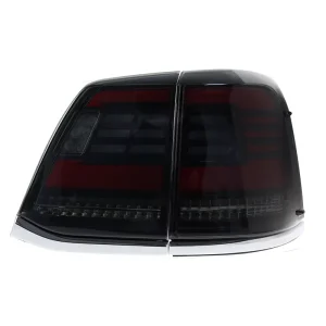 ZHENGWO New Pair LED Clear Tail Light Rear Brake Lamp Plug+Play 12V for Land Cruiser LC200