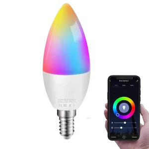 Zigbee Smart E14 E12 LED Light Bulb Intelligent Tuya E14 Candle Lamp