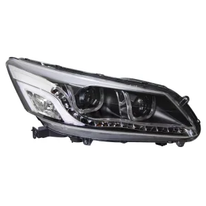 for Accord 9th Generation LED Headlights Upgrade DRL Front Lamp