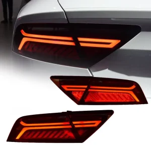 for Audi A7 C7 LED Taillights Clear Lens New Plug and Play 12V Rear Light Turn Signal Brake Indicator