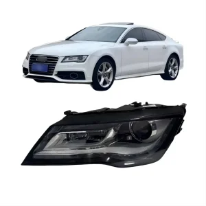 for Audi A7 Xenon Headlights Assembly OEM Replacement Complete Headlamp Unit Projector Lens DRL Included