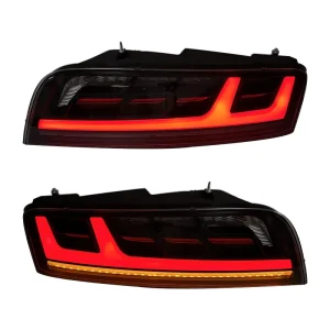 for Audi R8 MK1 Rear Light Taillight Rear Lamp Upgrade Durable Red Clear Taillight Lens Tail Lamp Indictors