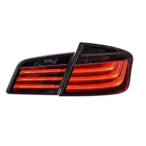 for BMW 5 Series F10 F18 SJC Model Modified Blackened LED Rear Taillight Assembly 15V 35W